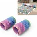 Diamond Painting Canvas Roll Holder 2-Pack Connectable Anti-Roll Rings for Stable Canvas Control Diamond Painting Accessories to Enhance Your Crafting Experience (Candy Colors)