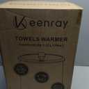 Keenray Upgraded Towel Warmer Bucket, Large Towel Warmer with 3 Heating Modes, Heat Time 30/45/60/90 Min Adjustable and Up to 24 Hour Delay Timer, Towel Heater for Oversize Bathrobes Blankets, CL1Plus, 13" L x 13" W x 19" H