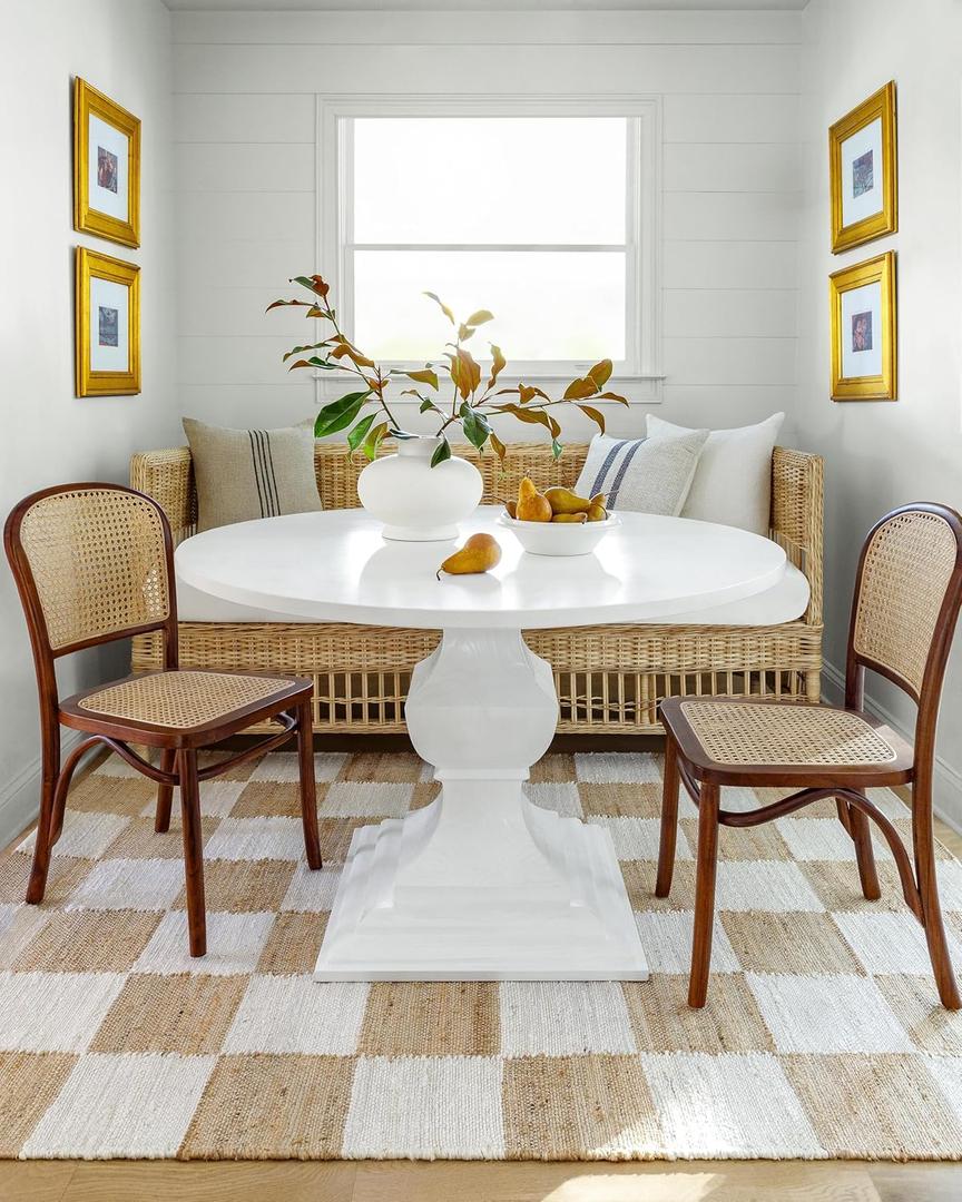 Livabliss x Becki Owens Kamey Country Cottage Area Rug, 5' x 7'6", Beige/Checkered