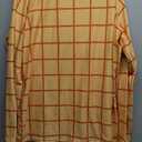 Cosplaya Yellow Checkered Squares Long Sleeve Shirt for Mens - Adult Men Women Teens Cosplay Halloween Costumes, Size XL