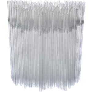 [500 Pack] Clear Flexible Plastic Drinking Straws Disposable Straw 8'' inches Tall