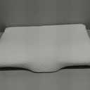 Derila Cervical Neck Pillow for Sleeping - Ergonomic Neck Support Pillow for Back, Stomach, Side Sleeper Contour Memory Foam Pillows for Shoulder Relief (Standard (19.7" x 11.8" x 3.9"), 1 Pillow_white)