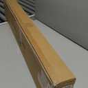 SEEYE 2 Inch Faux Wood Blinds for Indoor Windows with Crown Valance, Cordless Room Darkening Window Blind, 34" W x 36" H, Horizontal Wooden Shades for Bedroom, Kitchen, Office, Doors, White