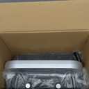 Portable Karaoke Machine, with Wireless Microphones, Bluetooth Party Speaker with LED Lights, Loud Subwoofer, USB/AUX, Outdoor Karaoke Speaker for Adults & Kids, Matte Silver