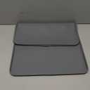 Silicone Coffee Mat, 24'' x 16'' Bar Mat with Detachable Dish Drying Mat for Countertops, Fits Under Coffee Maker, Machine, Espresso Machine, Dish Rack (Gray)