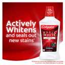 Colgate Optic White Advanced Teeth Whitening Mouthwash, 3 Pack, 2% Hydrogen Peroxide, Alcohol-Free and Enamel Safe, ICY Fresh Mint, 32 Oz