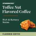 Starbucks K-Cup Coffee Pods, Flavored Hot or Iced Coffee, Toffeenut, 60 Keurig Pods (EXP 05/16/30)