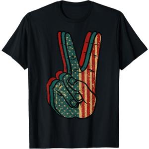 Retro Peace Vintage 60's 70's Hippie Gift T-Shirt