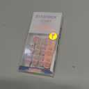 BTArtbox Press on Toenails Short, White French Tips Toenail Press Ons Square for Women, Light Weight Press on Toe Nails with Glue, Fake Toenails in 16 Sizes- 32 Toenails Kit, Timeless Grace