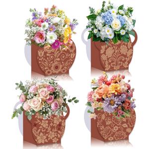 12PCS Retro Brown Mexican Fiesta Gift Boxes, Cielito Lindo Party Decorations for Centerpieces, Fiesta Party Supplies for Cinco De Mayo, Wedding, Birthday Celebrations