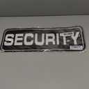 2 Pack (18"×6") Heavy Duty Security Officers Magnetic Signs For Vehicles Trucks, SUV and Cars, Rover, Patrol Security 18"×6" (2 Pack)(Black)