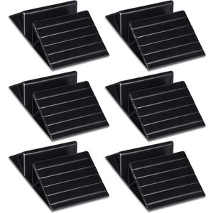 6 Pcs Pet Gate Support Feet for Freestanding Dog Fence Panel, Black