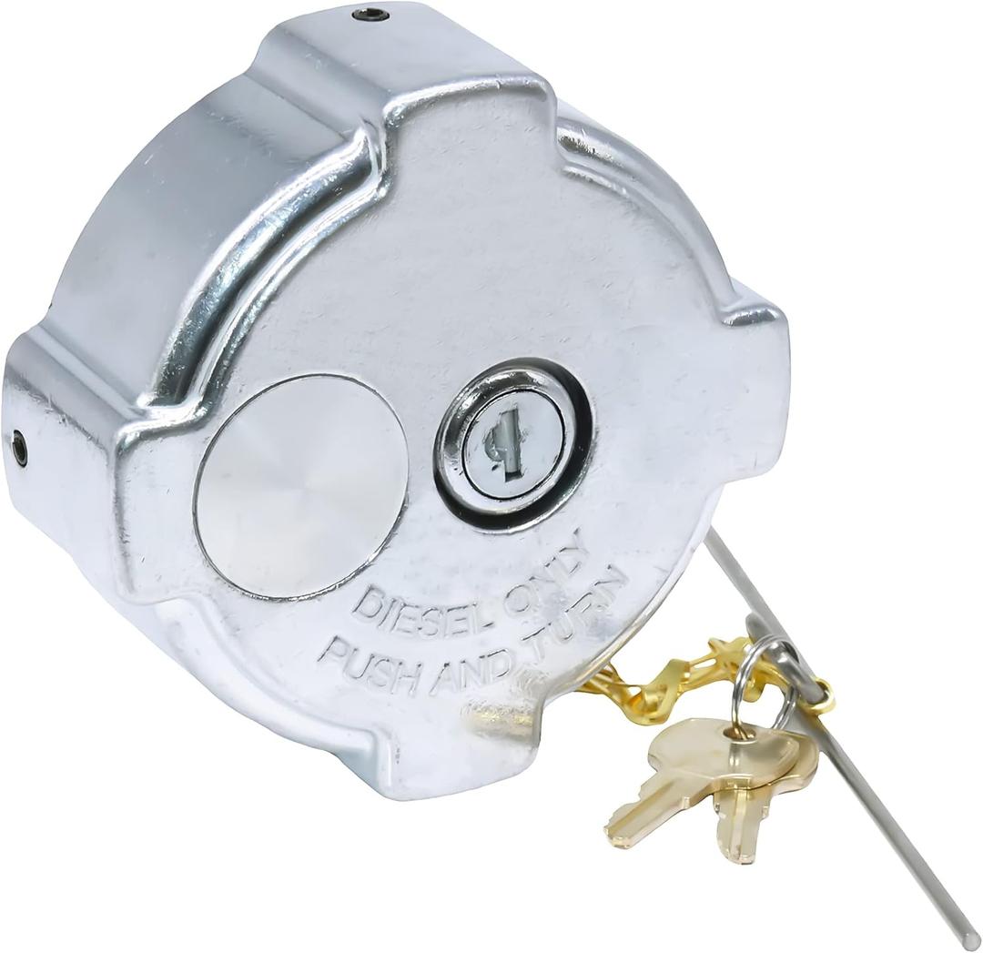 03-37017-002 Truck Fuel Tank Locking Gas Cap 3 In 1/4 Turn Fit For 1996-2022 Freightliner 108SD 114SD 122SD Argosy Cascadia Columbia Century Coronado. Replaces# 572.1018, 600149, 03-37017-002