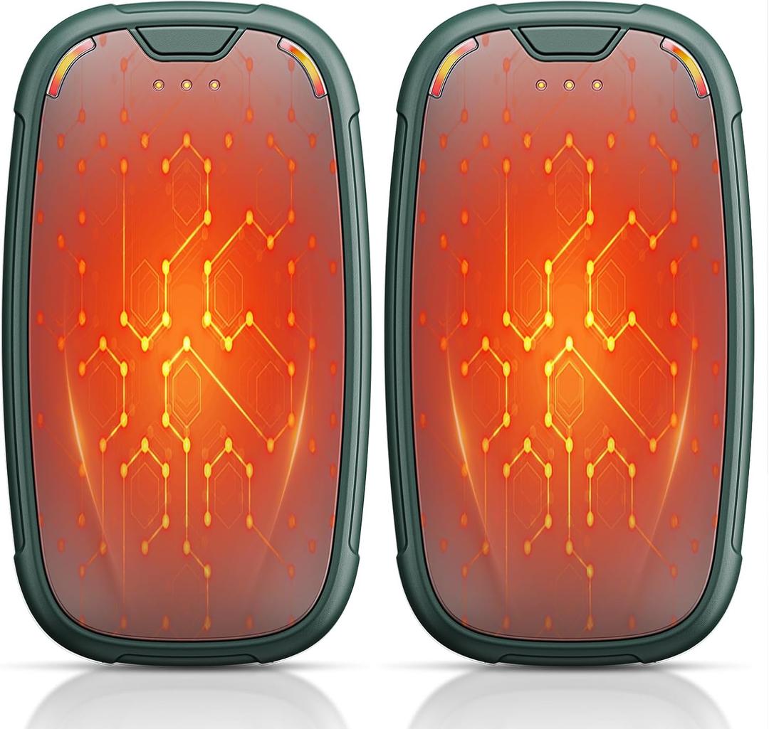 Hand Warmers Rechargeable 2 Pack, 3-Settings Rechargeable Hand Warmer, AI Smart Heating, Pocket Portable Electric Hands Warmer, Magnetic Handwarmers, A Winter for Kids and Loved Ones