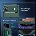 ESR for iPhone Air Case, Camera Control Cover, Compatible with MagSafe, Shockproof Military-Grade Protection, Magnetic Phone Case for iPhone Air, Classic Hybrid Case, Frosted Green