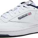 Reebok Club C 85 Mens Tennis Shoes, Casual Fashion White Sneakers for Men 7.5 US