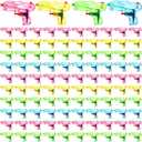 Jexine 100 Pcs Squirt Water Guns Mini Water Gun for Kids Water Squirter Pistol Toys for Boys Girls Summer Pool Beach Party Favor