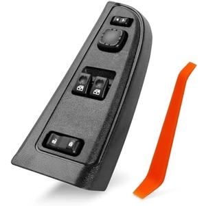 NSDXCT 15883318 Power Window Switch Driver Side Door Lock with Black Bezel Cover for Chevy Silverado 2003-2007 for GMC Sierra 2003-2007 Master Door Window Control Switch, Replace 920-023 DWS-226
