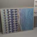 Colorful White Umbrellas Poster Print - Boho Wall Art Decor, Photo Wall Art for Home & Office (24x18 in | 60x45 cm, 1) Unframed)