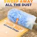 Heavy Duty Duster Refills for Swiffer Duster, 20 Count Duster Refills with 1 Handle, Multisurface 360 Dusters with 4X Microfibers, Unscented Disposable Dusters for Cleaning