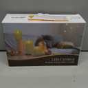 5plots Rechargeable Flameless Candles, Battery Operated LED Candles, Electric Candles with Remote and Timers, Wax-Like Plastic, Ivory, 3Pack, 3" x 4"5" 6", for Home Decor