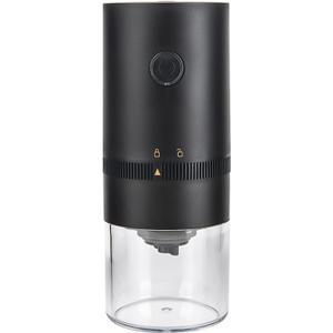 Coffee Grinder Electric, Portable Cordless Electric Coffee Grinder USB Charging Profession Ceramic Grinding Core Coffee Beans Grinder (Gray : Black)