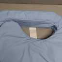 My Brest Friend Professional Nursing Pillow | Ergonomic Breastfeeding Pillows | Ideal for Lactation Consultants, NICUs & More | Breastfeeding Essentials | Handy Side Pocket & Easily Wipes Clean, Blue (Original)