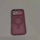 TOCOL for iPhone 17 Pro Max Case, Full Camera Protection, Built-in Magnetic Ring, Compatible with Magsafe Charger, Translucent Matte Phone Case for iPhone 17 ProMax 6.9 inch (Plum)