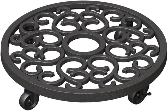 Panacea 12" Scroll Plant Caddy