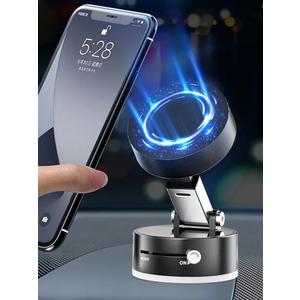 LISEN Vacuum Magnetic Phone Holder for Car, SuctionPro Magsafe Car Mount 360 Adjustable Phone Mount for Car Accessories/Truck/Jeep/Windshield/Mirror/Kitchen/Gym for iPhone 17 Pro Max 16 15 14 13 (Black)