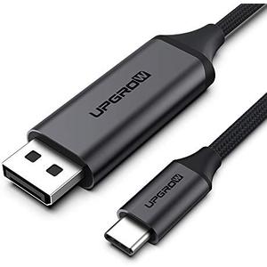 Upgrow USB C to DisplayPort Cable 4K@60Hz 6FT for Home Office USB C to DP Cable Compatible with MacBook Pro/Air, iPad Pro with USB-C Port laptops/Phones (UPGROWCMDPM6) Upgrow USB C to DisplayPort Cable 4K@60Hz 6FT for Home Office USB C to DP Cable Compatible with MacBook Pro/Air, iPad Pro with USB-C Port laptops/Phones (UPGROWCMDPM6)
