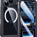 Lanhiem Magnetic for iPhone 17 Pro Case Waterproof, Built in Screen Protector & Camera Protection, [Compatible with MagSafe] Full Body Dustproof Heavy Duty Rugged Phone Case 6.3'' (Black)
