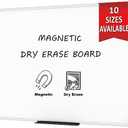 VIZ-PRO Dry Erase Board/Magnetic Whiteboard, 59 x 39 Inches, Large Wall Mounted Board for School Office and Home '