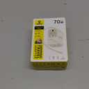 Baseus 70W Universal Travel Adapter with Retractable Cable, 6-in-1 International Plug Adapter, USB-C PD Fast Charging Worldwide Wall Charger for USA/EU/UK/AUS and Over 200 Countries (Off-White)