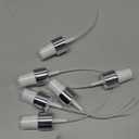 uxcell 6 Pcs Silver White Spray Top, 20/410 Fine Mist Sprayer Reusable Replacement Spray Bottle Pump Plastic Top for Cosmetic Perfume and Body Sprays Bottle