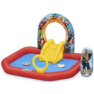 Bestway Marvel's Avengers Assemble Kids Inflatable Water Play Center | Outdoor Summer Pool Toy for Children Ages 2+