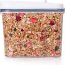 OXO Good Grips Airtight POP Small Cereal Dispenser (2.5 Qt),2.5qt,2.5 Qt - Granola (1 Count (Pack of 1), White)