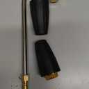 RIDGE WASHER Gutter Cleaner Attachment for Pressure Washer, with 2 Rotary Turbo Nozzle, 1/4 Inch Quick Disconnect, 3600 PSI