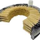 Teravan Curved Wash Brush for Exhaust Stack Pipes with Natural Tampico Fiber, Truck Cleaning Brush, Ideal Scrub Brush for Truck Exhaust Stack Pipes ((8"-10" Diameter)