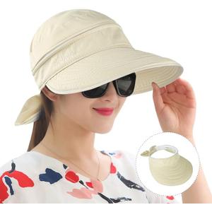 Sun Hat Fishing Hats for Women UV Protection Beige One Size