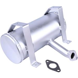 Exhaust Muffler AM122848 AM131220 Compatible with John Deere Lawn Tractor LTR166 LT155 LTR155 LT150 LT133 Kohler 15HP Engine