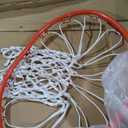 Basketball Rim Replacement, Single-Spring Breakaway Basketball Rim Outdoor Indoor, Universal 18 Inch Heavy Duty Basketball Hoop Rim and Net (ORANGE)