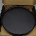 10" Oak Wood Lazy Susan Turntable Organizer, Lazy Susan for Cabinet Dining Table Pantry Kitchen Countertop Spice Bathroom Vanity Tray for Counter Dresser Sink Soap Holder Coffee Table Bar Decor Black