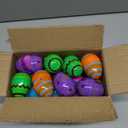 24 Pcs PreFilled Easter Eggs with Plush Bunny Toys Animals Keychain Decoration Stuffed Toy Great for Kids Boys Girls Toddler Easter Basket Stuffers Egg Fillers