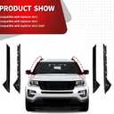 Nakkaa A-Pillar Molding Trim Kit Outer and Inner Trim Set Compatible with Explorer 2011-2019 Replaces 926-450 926-451 BB5Z7803137AA BB5Z7803145AA BB5Z7803136AA BB5Z7803144AA Left & Right