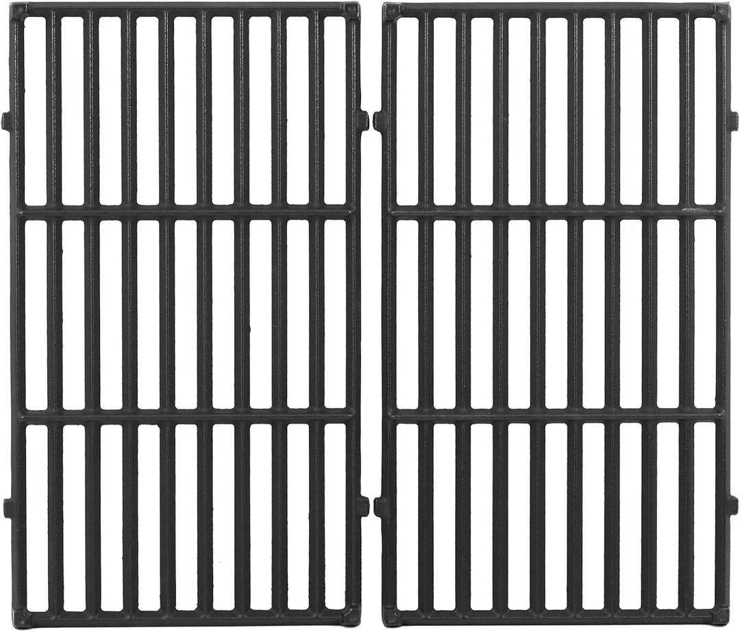Spirit E-210 7637 Grill Cooking Grates for Weber Spirit e210, 17.5" Grill Grates for Weber Spirit & Spirit II 200 Series E-210 E-215 E-220 S-210 S-215 Spirit II E-210 II E-220 2 Burner 64815 67022 (Cast Iron Grates for Weber Spirit I II 200)