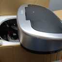 iTouchless SensorCan 50 Liter / 13 Gallon Kitchen Trash Can with Lid & Odor Filter  Motion Sensor Stainless Steel Garbage Bin for Home, Office, or Garage  Slim Oval Shape, Large Capacity Design (Light Silver, Black)