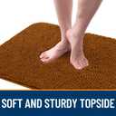 OLANLY Dog Door Mat for Muddy Paws 36x24, Absorbs Moisture and Dirt, Absorbent Non-Slip Washable Doormat, Quick Dry Chenille Mud Mat for Dogs, Entry Indoor Entryway Carpet for Inside Floor, Ochre