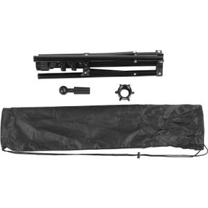 Wig Head Stand Tripod Aluminum Alloy Adjustable Height Portable Mannequin Head Stand Holder for Cosmetology Hairdressing Training