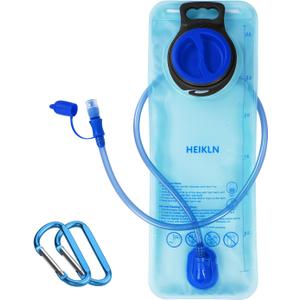 HEIKLN Hydration Bladder 3 Liter, Water Bladder for Hiking Backpack, Leak Proof Water Bladder Bag, BPA Free Military Water Storage Bladder, Hydration Pack for Bicycling Hiking Camping Hunting Running